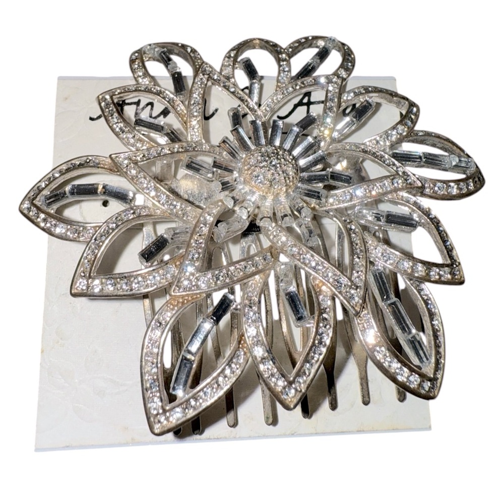 Silver Floral Hair Pin